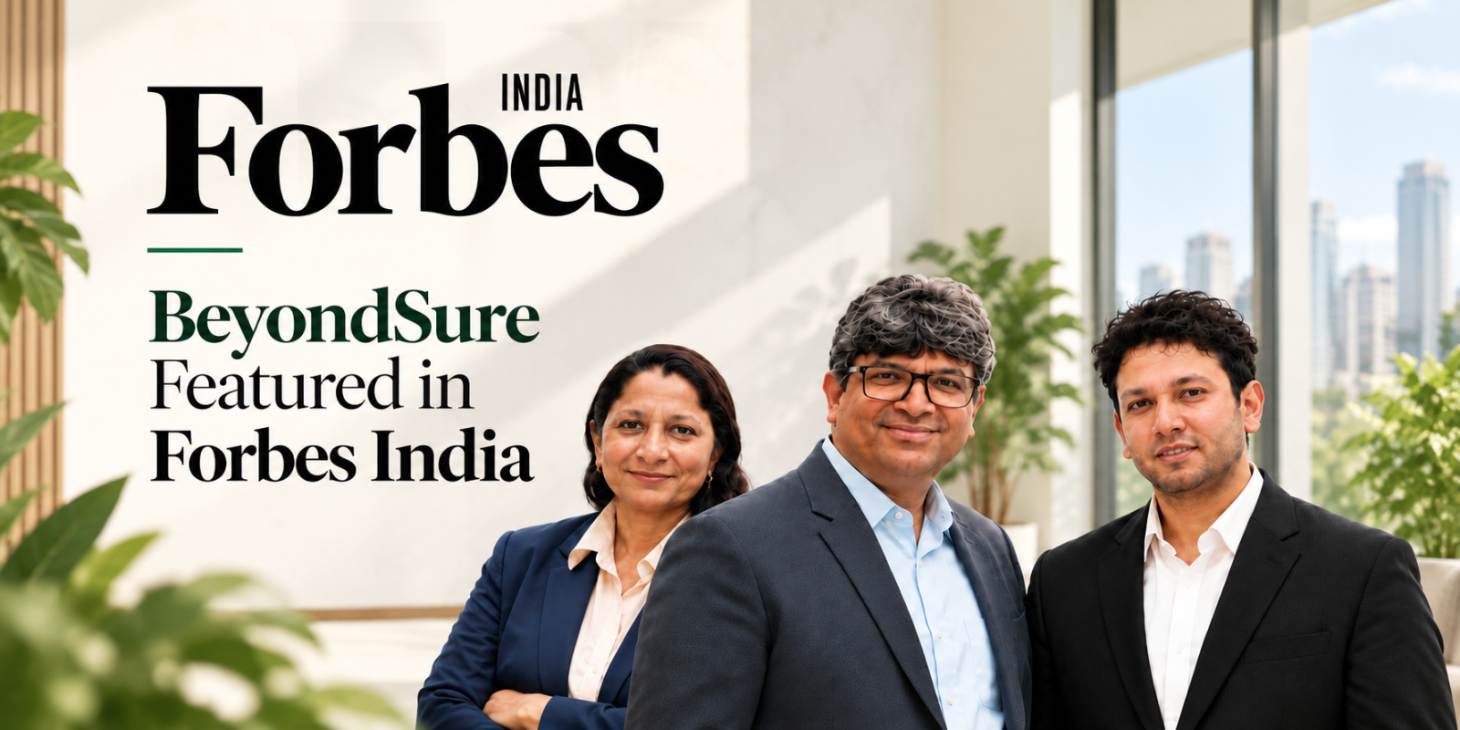BeyondSure Featured in Forbes India